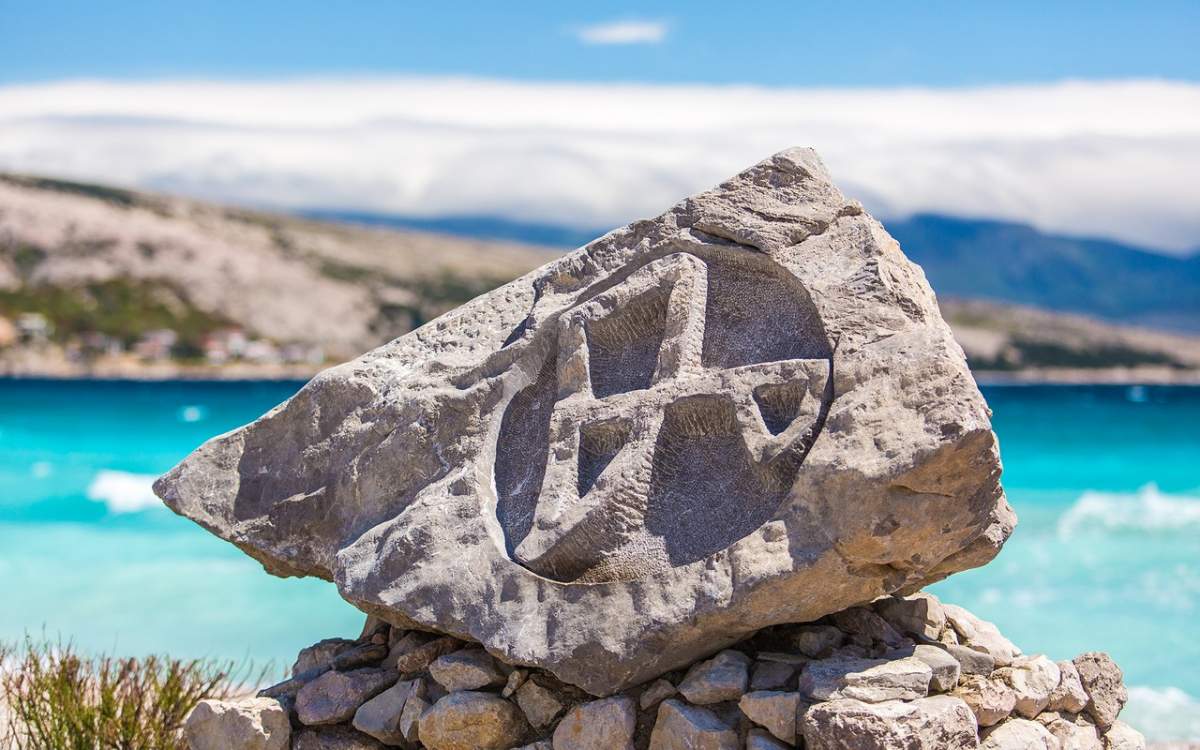 Glagolitic stone monument